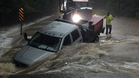 Barry Impacts Flooding Swamps Arkansas Police Station And Animal