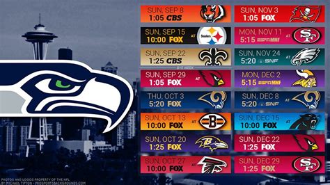 Feel free to download, share, and comment on every wallpaper you like. Seattle Seahawks 2019 Desktop PC City NFL Schedule ...