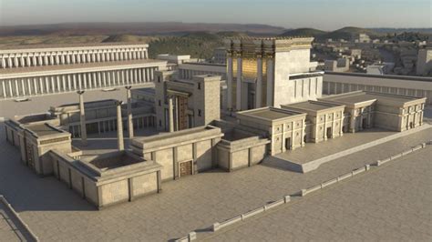 Jerusalem Temple At The Time Of Jesus Temple In Jerusalem Temple