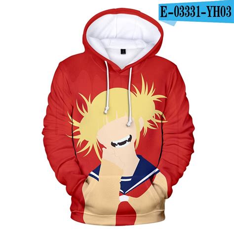 High Street Anime Himiko Toga Harajuku Hip Hop Hoodies Vinny Enterprises Llc