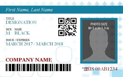 Id Badge Template Free Printable Free Printable Templates