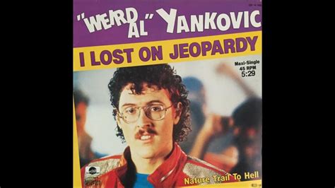 Weird Al Yankovic I Lost On Jeopardy 12 Maxi Version Vinyl