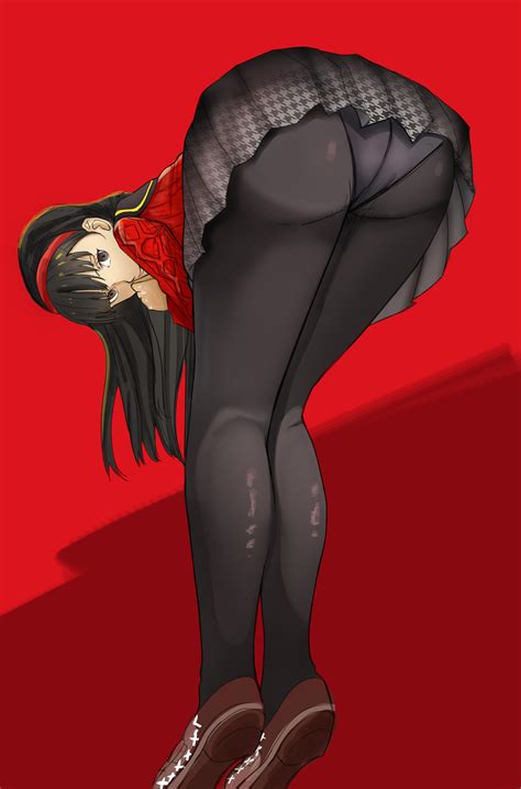 Rule 34 Amagi Yukiko Artist Request Ass Ass Focus Atlus Bent Over