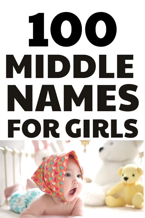 100 Gorgeous And Unique Middle Names For Girls That Are Just Perfect