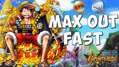 How To MAX OUT LEVEL UP CHARACTERS FAST In One Piece Bounty Rush OPBR Beginners Guide