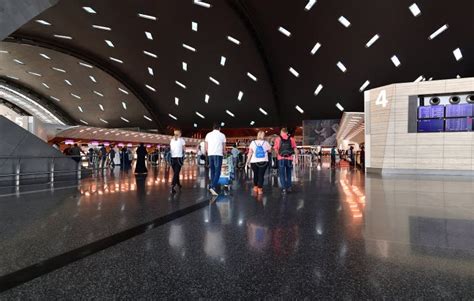 Doha Qatar Nov 17 2019 Arrival Area At Hamad International Airport
