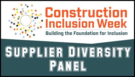 Construction Inclusion Week Supplier Diversity Panel