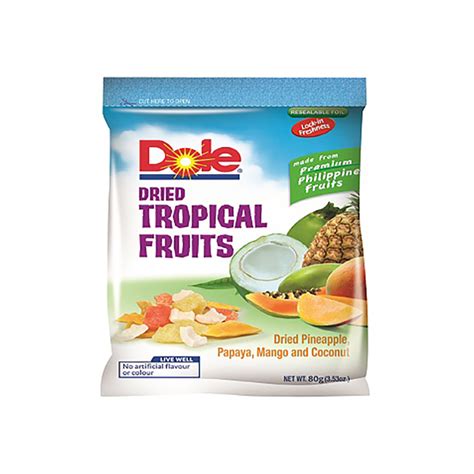 Trái Cây Nhiệt Đới Sấy Dole Dried Tropical Fruits Dole 80gx48