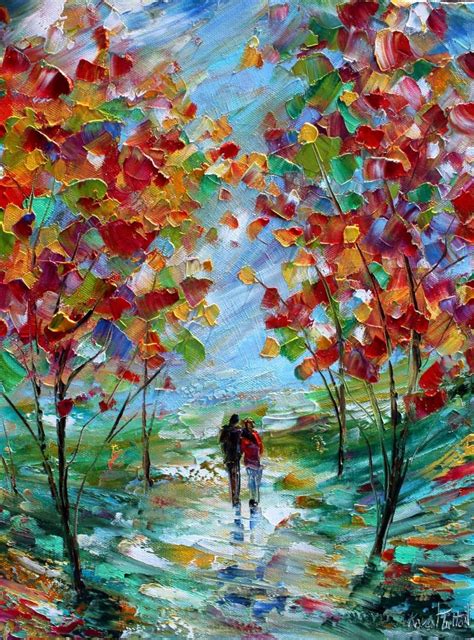 Colorful Romance Print Made From Image Of Past Painting By