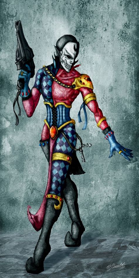 Harlequin Fantasy Warrior Harlequin Art Warhammer