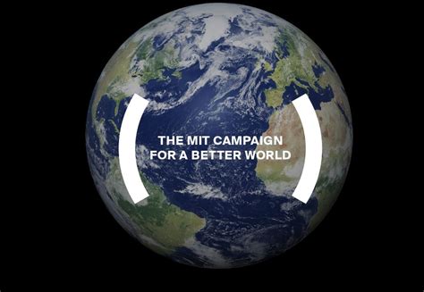 Mit Announces Campaign For A Better World Mit News Massachusetts