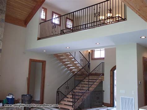 On a railing i think you would want to feather the chipped areas. Custom Wrought Iron Porch Railings - Raleigh NC