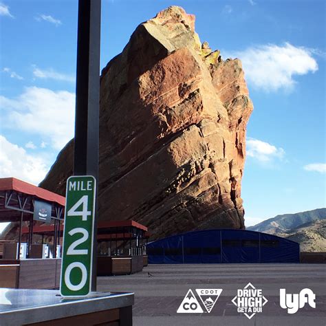 420 Mile Marker At Red Rocks — Colorado Department Of Transportation