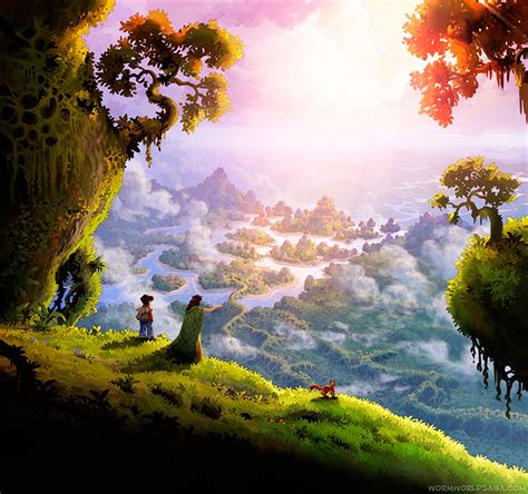 The Art Of Animation Fantasy Landscape Fantasy Pictures Animation Art