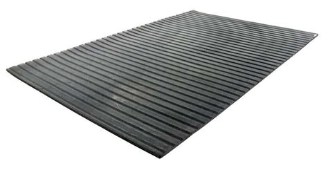 < image 1 of 2 >. Ribbed Rubber Trailer Mat - 48" x 72" Surehoof Enclosed Trailer Parts 4872SM