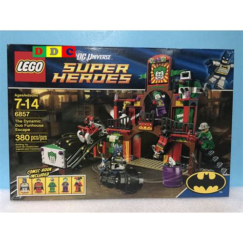 Lego Dc Super Heroes 6857 The Dynamic Duo Funhouse Escape Sealed