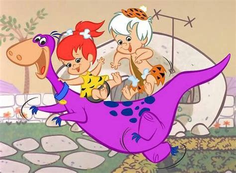 Dino Pebbles And Bam Bam Flintstones Classic Cartoon Characters
