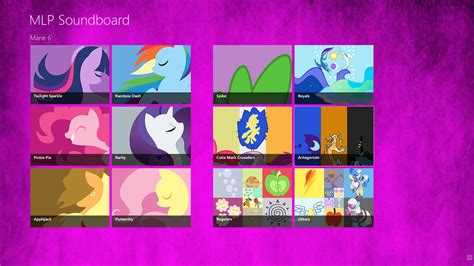 My Little Pony Soundboard For Windows 8 Download