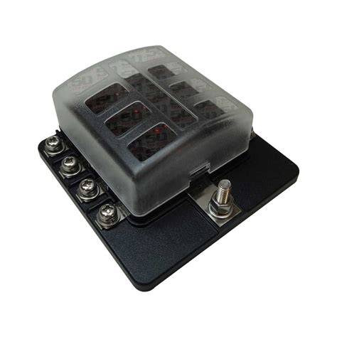 Find great deals on ebay for 12v fuse box. Universal 8 Way Covered 12V Circuit Blade Fuse Box LED ...
