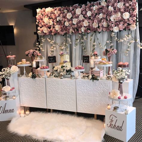 A Rose Gold Affair Using Our La Vie En Rose Flower Wall Swipe Right To Rose Gold Bridal