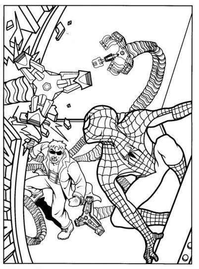 La ragnatela l'ho disegnata con il pennarello nero americolor. disegni di Spiderman da colorare (Foto) | NanoPress Donna