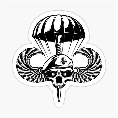 Airborne Emblem Sticker For Sale By Barrycraig Redbubble