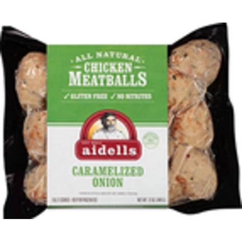 It's where our unexpected flavor combinations become your creative creations. Aidell's Chicken Meatballs Caramelized Onion (12 oz) from H-E-B - Instacart