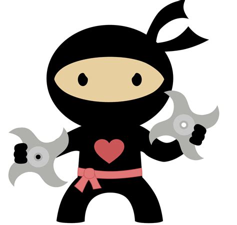 Ninja In Love Clipart Oh My Fiesta For Geeks