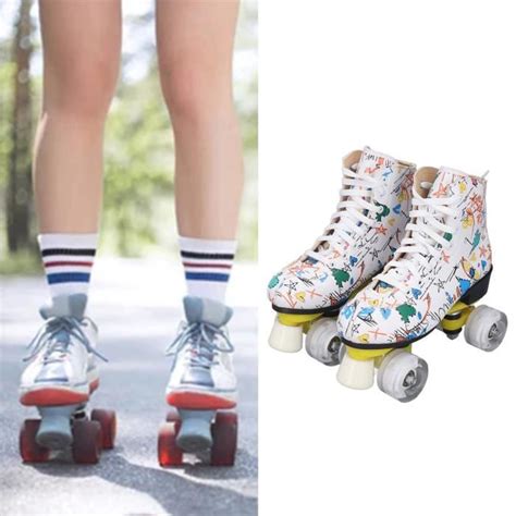 Classic Roller Patins Roulettes Pour Femmes Et Homme Quad Skates Chengqi Achat