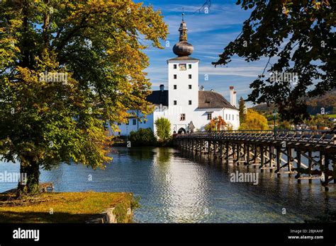 Gmunden Castle On Lake Austria Stock Photo Alamy