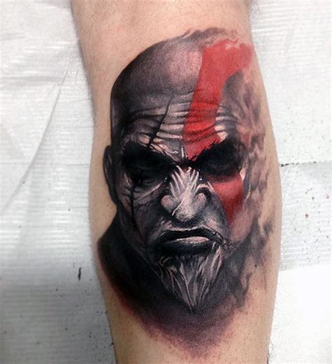 30 Kratos Tattoo Designs For Men God Of War Ink Ideas
