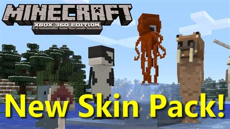 Minecraft Xbox 360 Battle And Beasts Skin Pack 2 Youtube