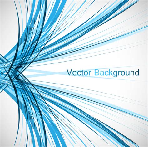 Abstract Colorfull Blue Line Vector Design Illustration Vectors Graphic