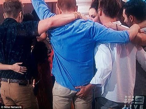Big Brothers Ryan Caught Grabbing Toms Bottom During Aishas Shock