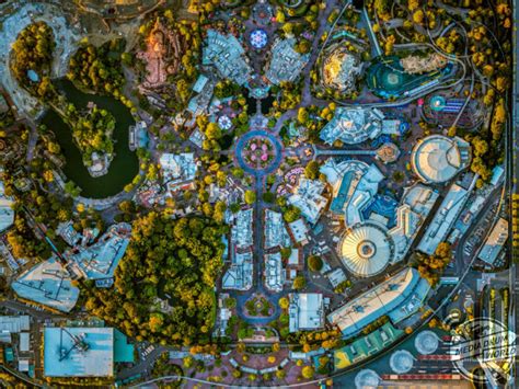 Magical Aerial Images Show A Sky View Of Disneyland And Disney