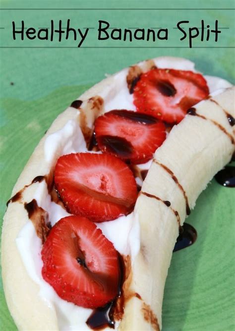 Simple And Healthy Recipes For After School Snacks Snacks Healthy Banana Split Healthy Snacks