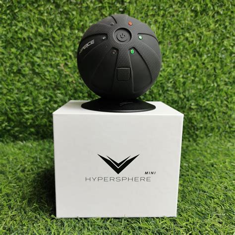 Hypersphere Mini Vibrating Massage Ball Black Rehabzone Sportsmed
