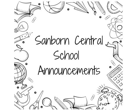 School Announcements 1 31 Sanborn Central