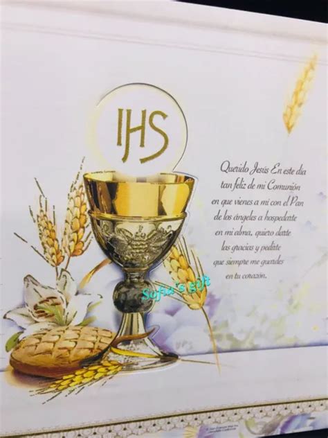 First Communion Invitations Spanish Invitaciones Para Primera Comunion