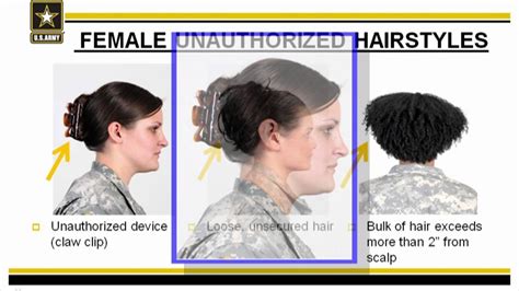 Army Haircut Regulations For Females Wavy Haircut