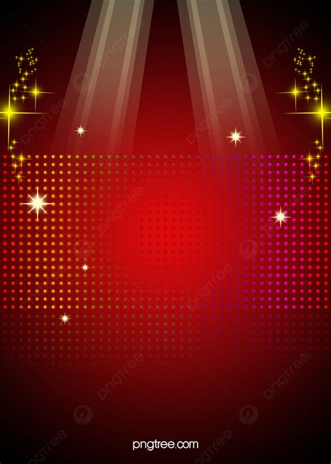 Dazzling Red Background Material Party Poster Wallpaper Image For Free