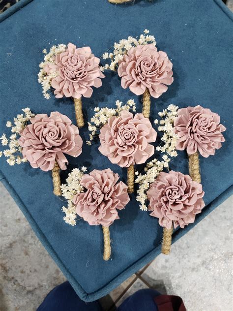 First Attempt Making Sola Wood Flower Boutonnieres Rdiyweddings