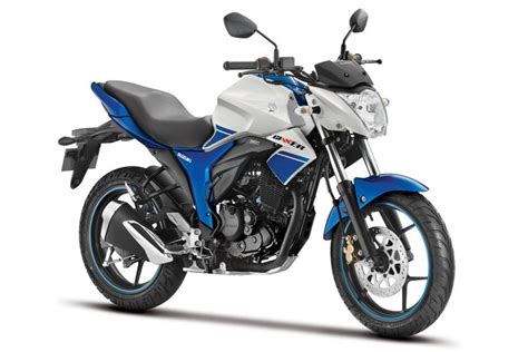 Offering worldwide shipping from japan. Suzuki Gixxer front three quarter new dual tone colors ...