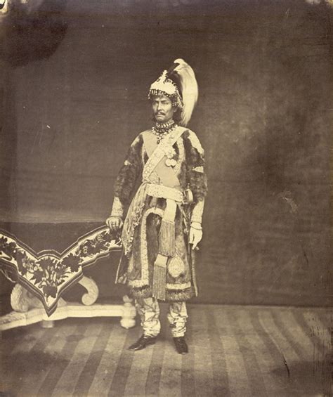 Rbsi Portrait Of Jung Bahadoor Rana 1863 Photograph Of Jang Bahadur Rana Part Of A