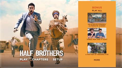 Half Brothers 2020 Dvd Menus