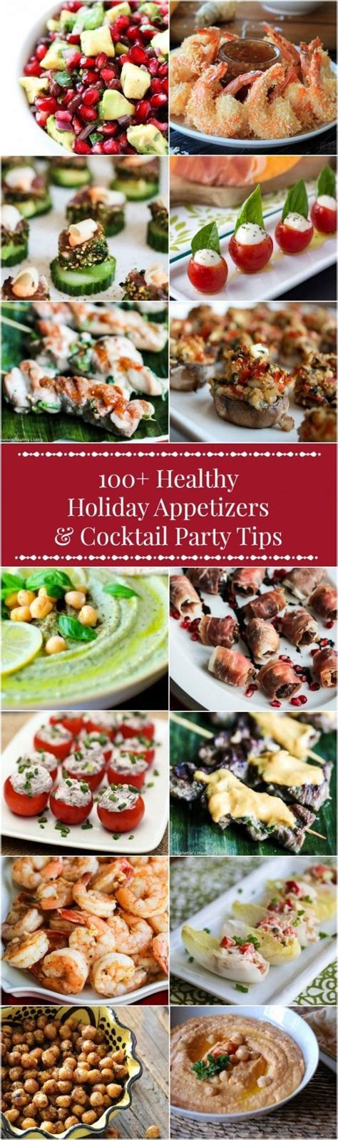 Next time you're planning a party, add some of these addicting appetizers to the menu. 100+ Healthy Holiday Appetizer Recipes + Cocktail Party ...