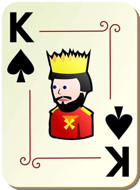 Ornamental Deck King Of Spades Clipart Free Download Transparent Png