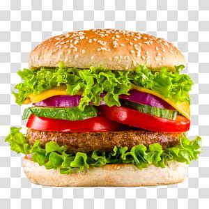 Burger daging sapi dan daging asap ini bisa dipanggang, dipanggang, dipanggang, atau dipanggang. Hamburger, kentang goreng, donat, cupcake, dan pizza, Junk ...