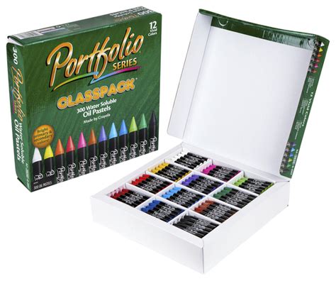 Crayola Portfolio Water Soluble Oil Pastel Classpack Assorted Colors