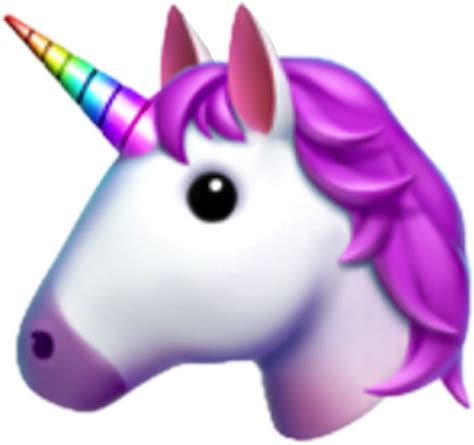 Unicorn Emoji Unicornemoji Rainbowfreetoedit Unicorn Emoji 688x647